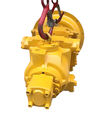 Yellow CAT E320B Hydraulic Pump Parts For Excavator